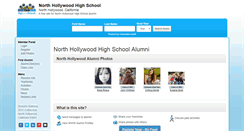 Desktop Screenshot of northhollywoodhighschoolalumni.com